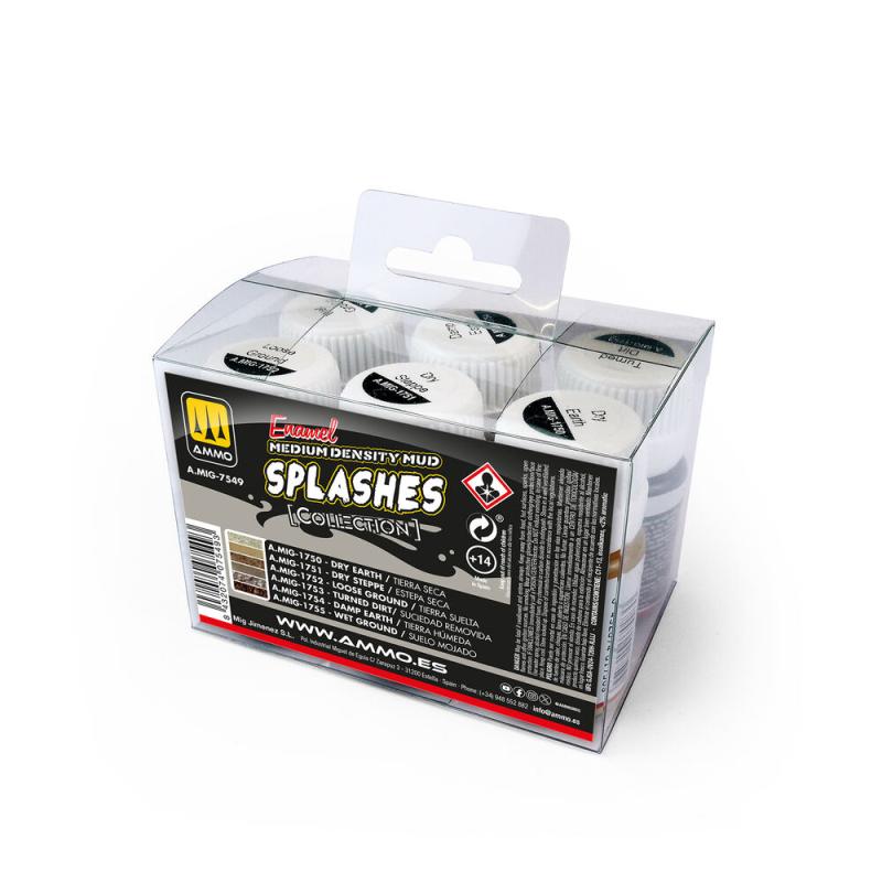 8432074075493 - AMMO Collections Enamel Splashes & Medium Density Mud Textures