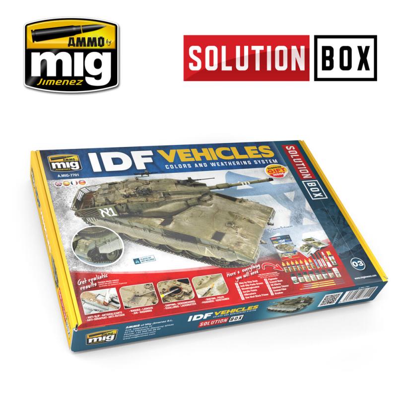 Solution X günstig Kaufen-SOLUTION BOX 03 - IDF Vehicles. SOLUTION BOX 03 - IDF Vehicles <![CDATA[AMMO by MIG Jimenez / A.MIG-7701]]>. 