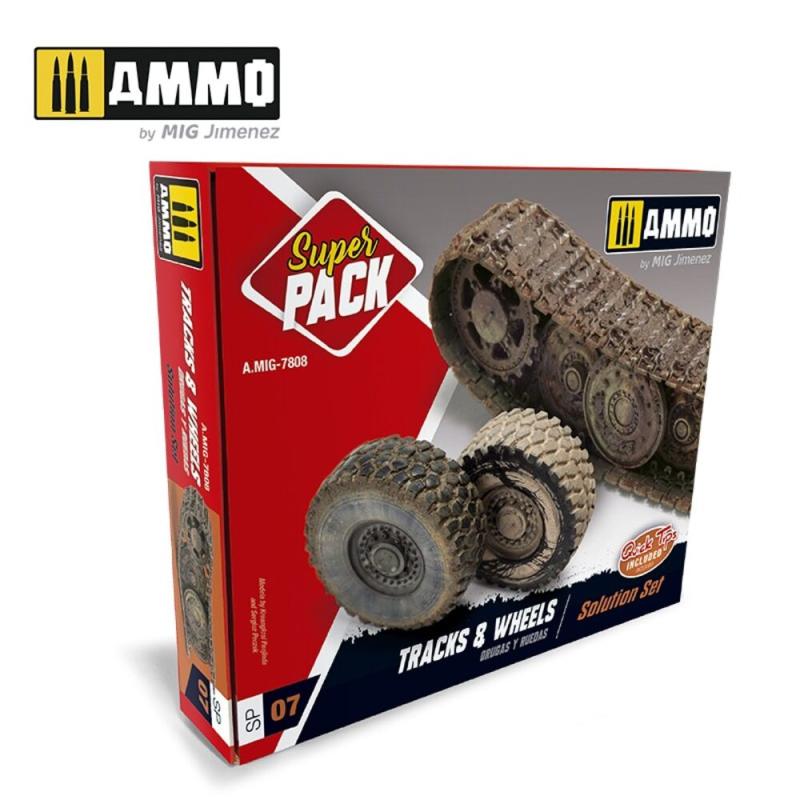 Track Wheel günstig Kaufen-SUPER PACK Tracks & Wheels. SUPER PACK Tracks & Wheels <![CDATA[AMMO by MIG Jimenez / A.MIG-7808]]>. 