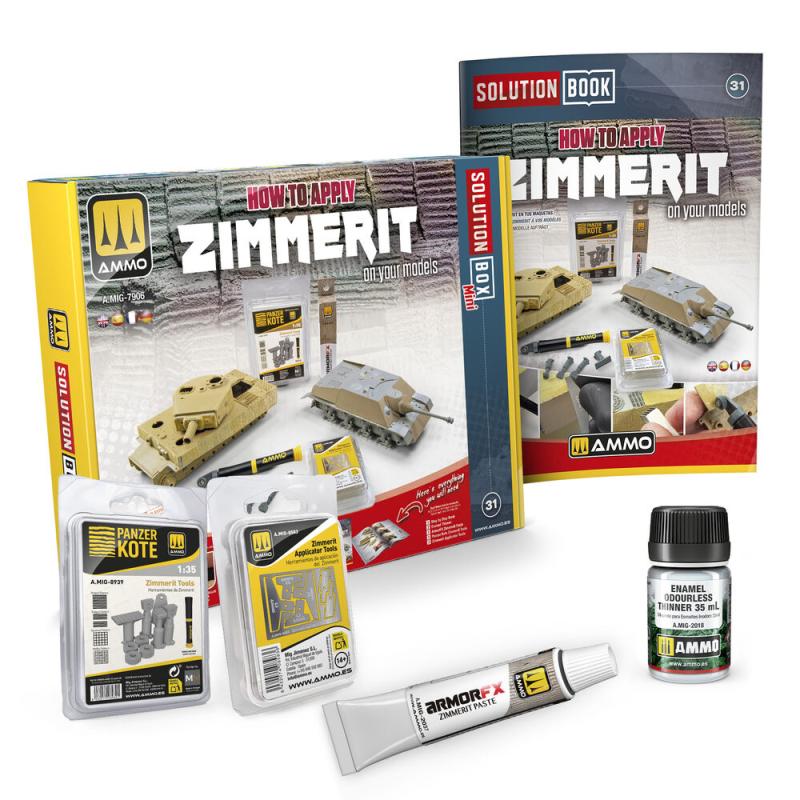 Solution Box Mini 31 – How to Apply Zimmerit in scale