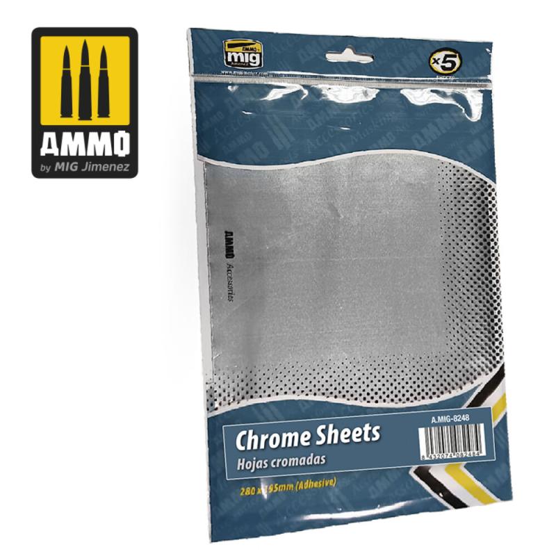 8432074082484 - Chrome Sheets 280mm x 195mm