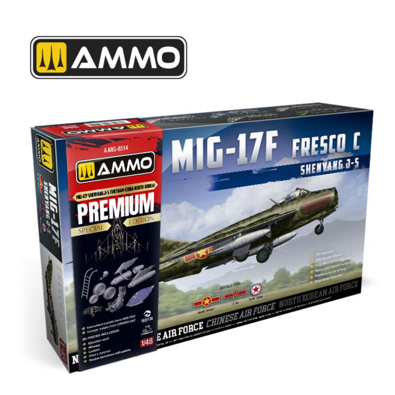 8432074085140 - MiG-17F Shenyang J-5 Vietnam-China-North Korea - Premium Edition 8432074085140 - MiG-17F Shenyang J-5 Vietnam-China-North Korea - Premium Edition