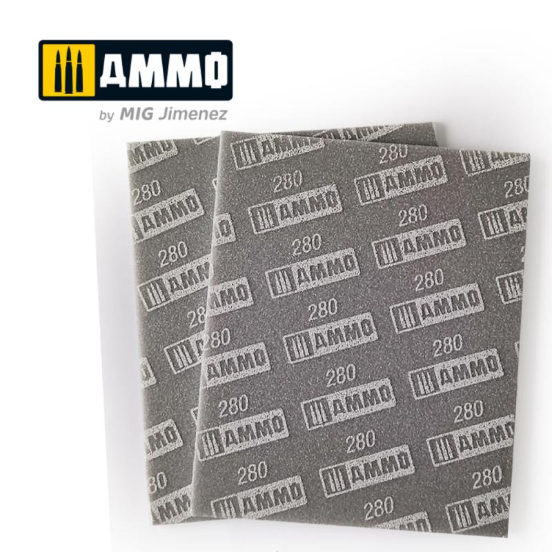 In 80 günstig Kaufen-Sanding Sponge Sheet (280) - 2 pcs.. Sanding Sponge Sheet (280) - 2 pcs. <![CDATA[AMMO by MIG Jimenez / A.MIG-8558]]>. 