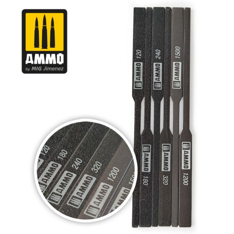 8432074085676 - Tapered Sanding Sticks - 6 pcs