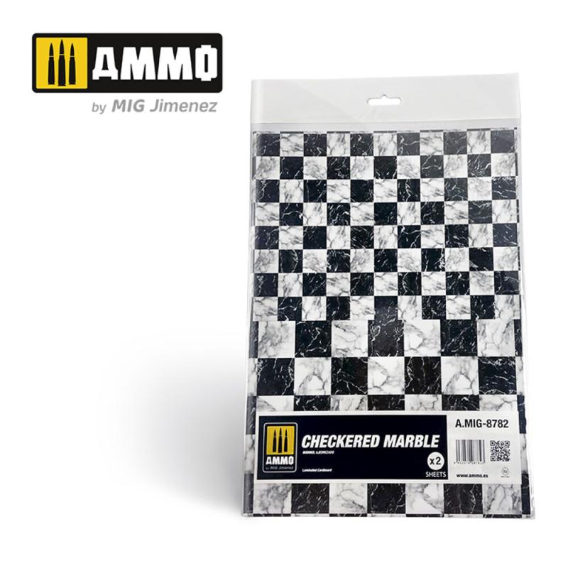 Marble günstig Kaufen-Checkered Marble. Sheet of Marble - 2 pcs.. Checkered Marble. Sheet of Marble - 2 pcs. <![CDATA[AMMO by MIG Jimenez / A.MIG-8782]]>. 