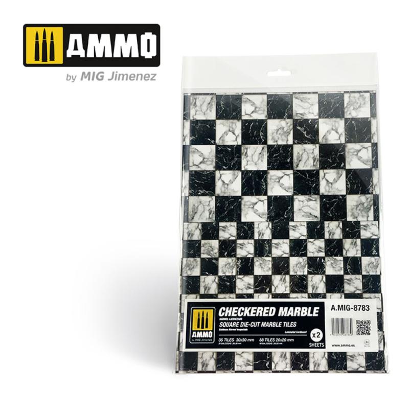 Marble günstig Kaufen-Checkered Marble. Square Die-cut Marble Tiles - 2 pcs. Checkered Marble. Square Die-cut Marble Tiles - 2 pcs <![CDATA[AMMO by MIG Jimenez / A.MIG-8783]]>. 