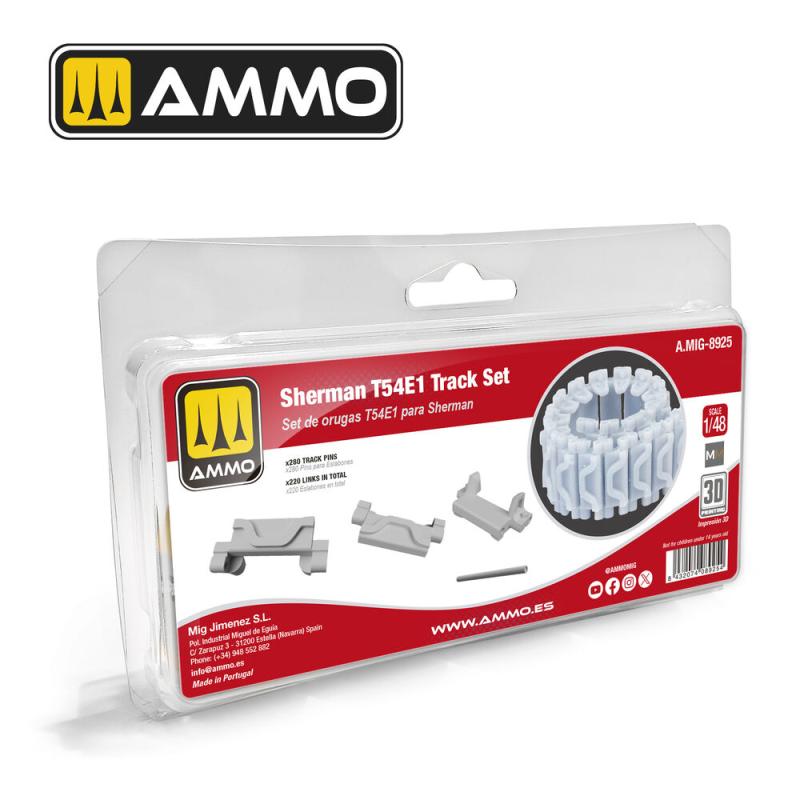 8432074089254 - Sherman T54E1 - Tracks Set 8432074089254 - Sherman T54E1 - Tracks Set