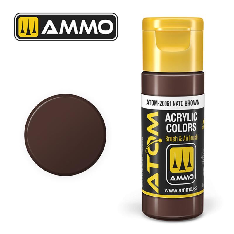 00 D  günstig Kaufen-ATOM COLOR NATO Brown. ATOM COLOR NATO Brown <![CDATA[AMMO by MIG Jimenez / ATOM-20061]]>. 