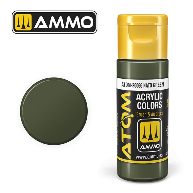 200 g günstig Kaufen-ATOM COLOR NATO Green. ATOM COLOR NATO Green <![CDATA[AMMO by MIG Jimenez / ATOM-20066]]>. 