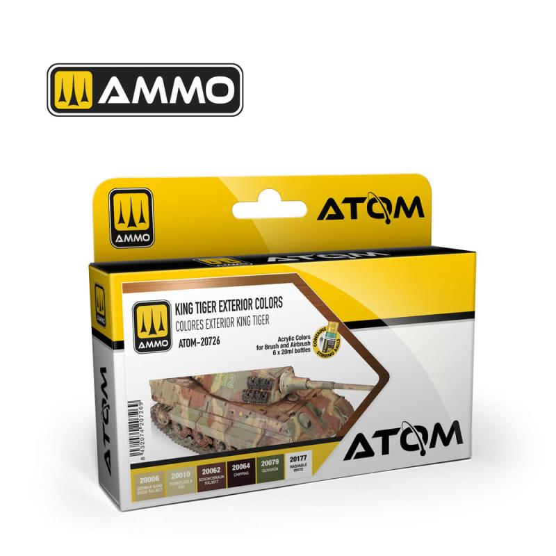 8432074207269 - ATOM King Tiger Exterior Colors Set 8432074207269 - ATOM King Tiger Exterior Colors Set