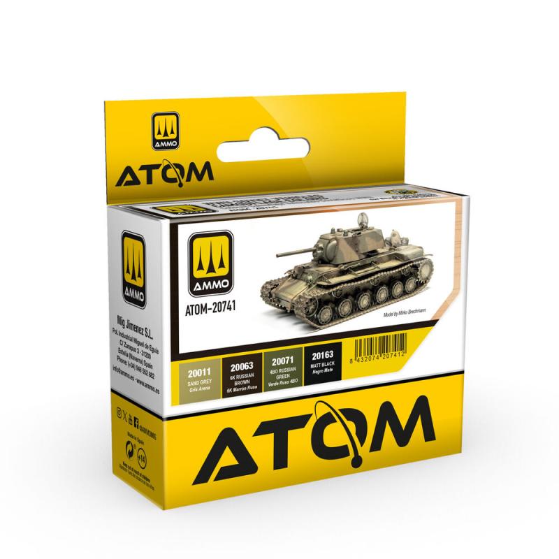 ATOM WWII Soviet Vehicles Camouflage Colors Set
