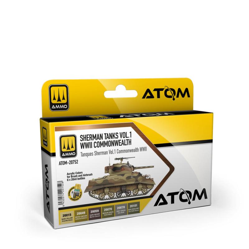 ATOM Sherman Tanks Vol 1 WWII Commonwealth Set