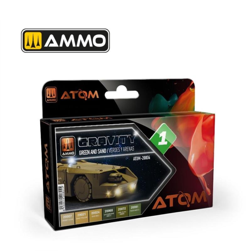 8432074208044 - ATOM - Gravity Set 1 - Green and Sand 8432074208044 - ATOM - Gravity Set 1 - Green and Sand