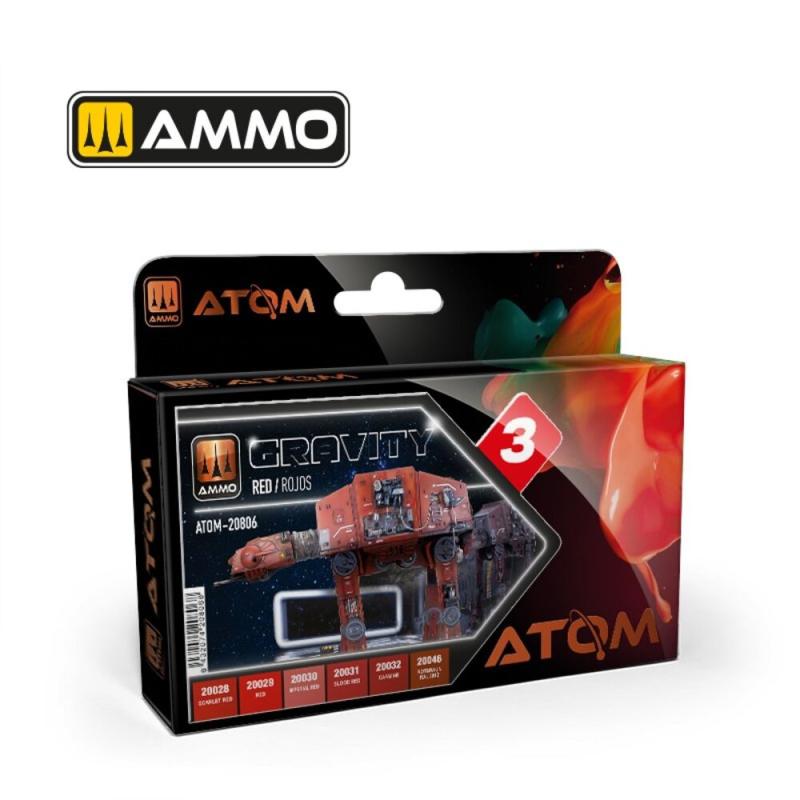8432074208068 - ATOM - Gravity Set 3 -Red 8432074208068 - ATOM - Gravity Set 3 -Red