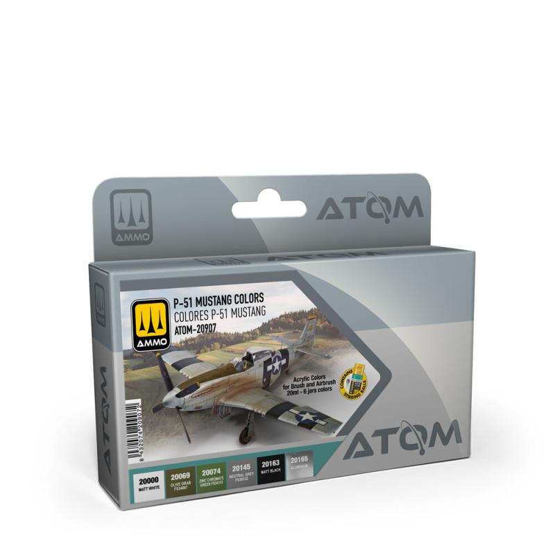 ATOM P-51 MUSTANG colors Set