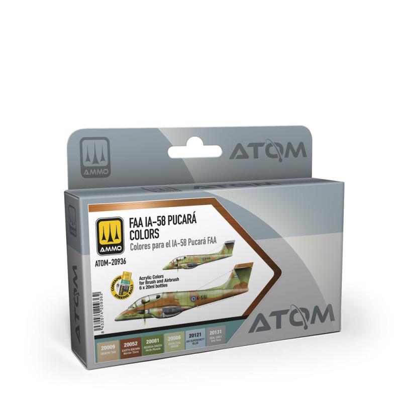 ATOM FAA IA-58 PucarÃ¡ Colors Set