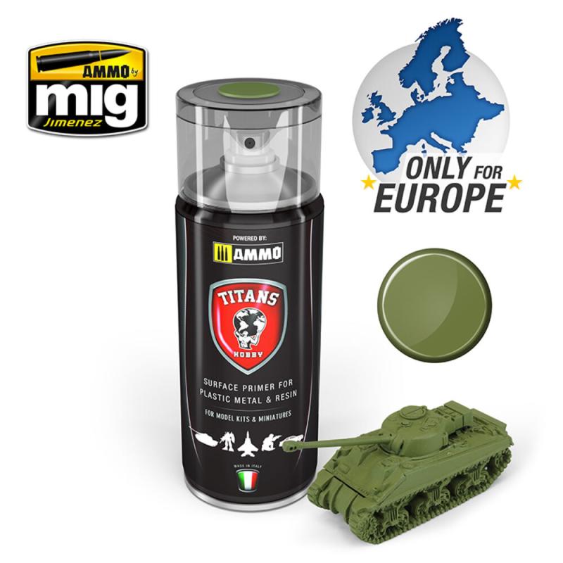 7426842918922 - Military Green Matt Primer - Titans Hobby 7426842918922 - Military Green Matt Primer - Titans Hobby