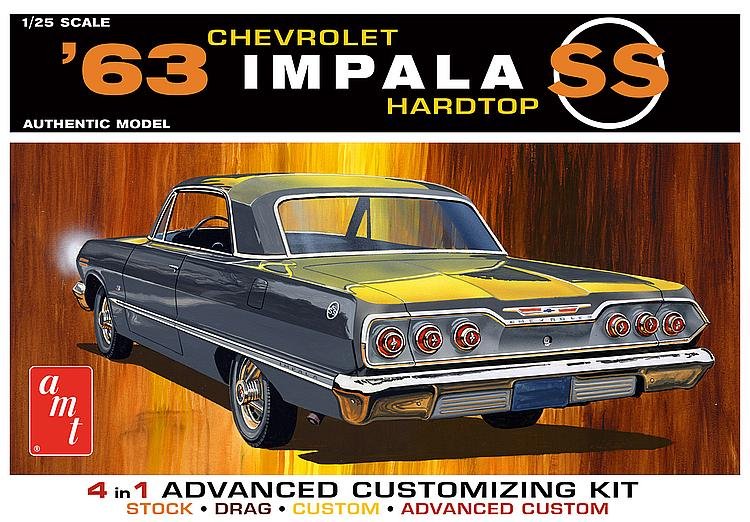 Chevy günstig Kaufen-1963 Chevy Impala SS. 1963 Chevy Impala SS <![CDATA[AMT/MPC / AMT 1149M/12 / 1:25]]>. 