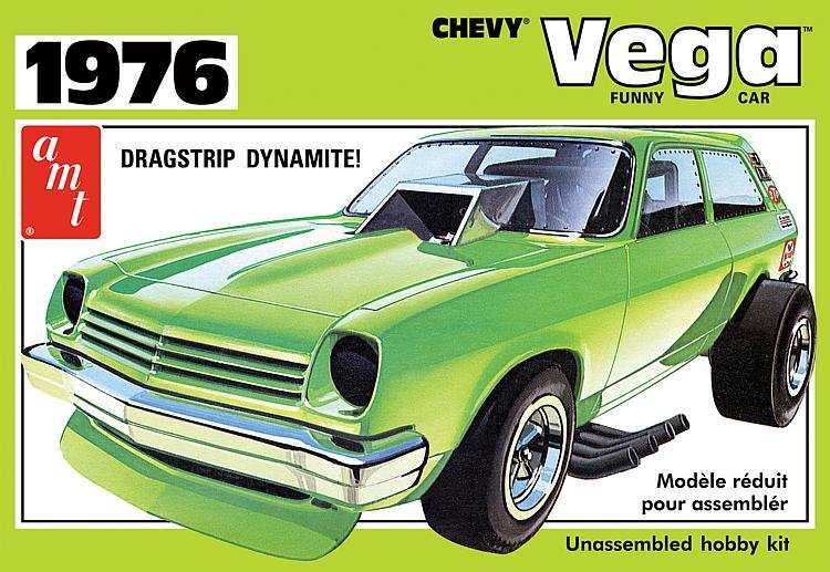 Chevy günstig Kaufen-1976er Chevy Vega Funny Car. 1976er Chevy Vega Funny Car <![CDATA[AMT/MPC / 1156 / 1:25]]>. 