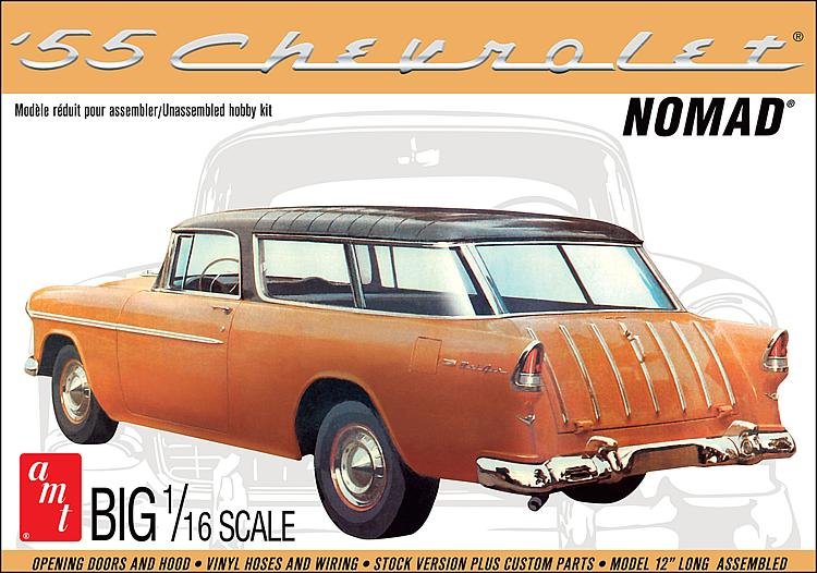 Chevy günstig Kaufen-1955er Chevy Nomad wagon. 1955er Chevy Nomad wagon <![CDATA[AMT/MPC / 1005/06 / 1:16]]>. 