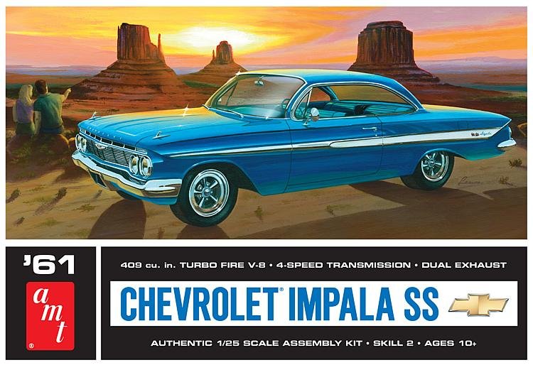 IMPALA günstig Kaufen-1961er Chevy Impala SS. 1961er Chevy Impala SS <![CDATA[AMT/MPC / 1013/12 / 1:25]]>. 