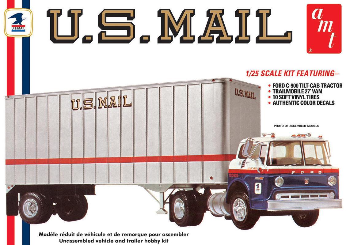 TRUCK günstig Kaufen-Ford C600 US Mail Truck w/USPS Trailer. Ford C600 US Mail Truck w/USPS Trailer <![CDATA[AMT/MPC / 1326/06 / 1:25]]>. 