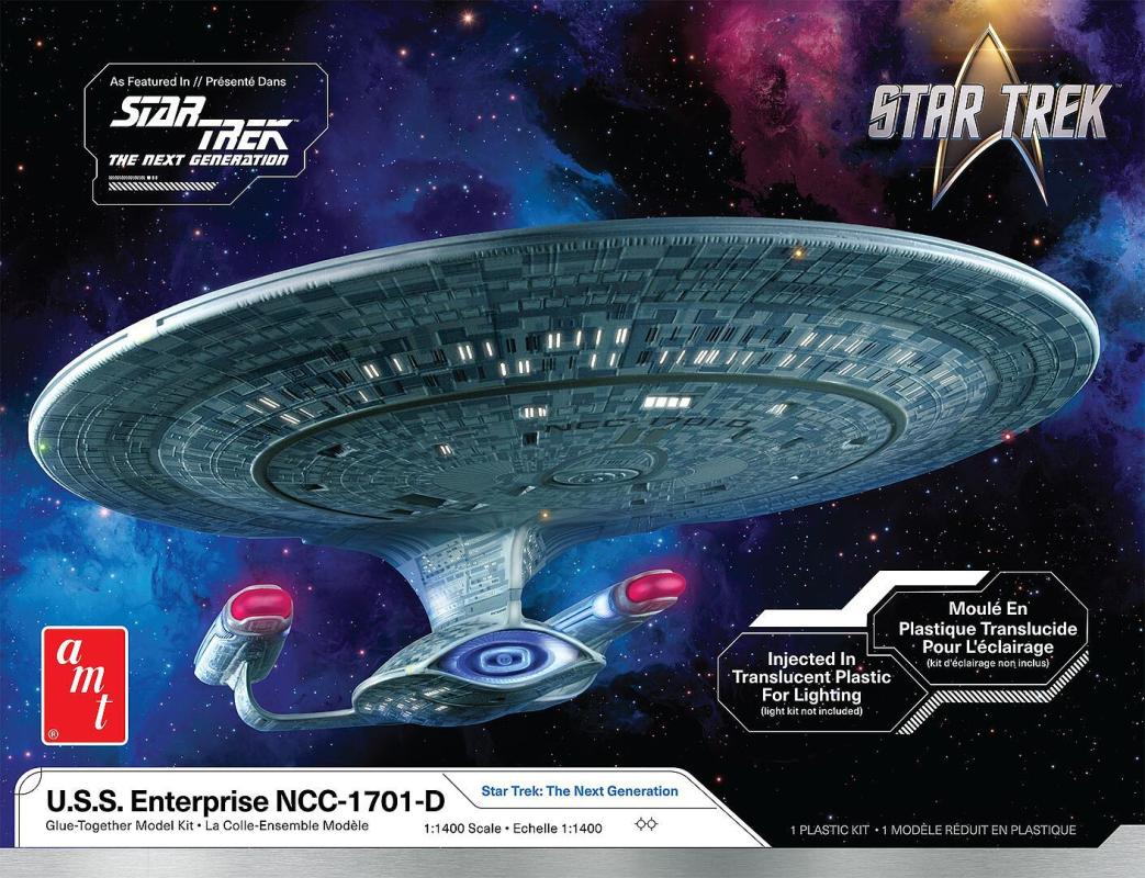 00 701 günstig Kaufen-Star Trek: The Next Generation U.S.S. Enterprise NCC-1701-D. Star Trek: The Next Generation U.S.S. Enterprise NCC-1701-D <![CDATA[AMT/MPC / 1429M/06 / 1:1400]]>. 