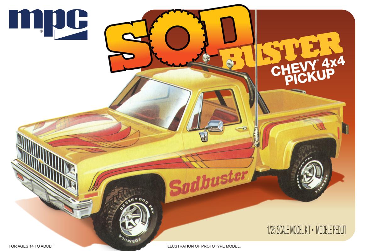 Chevy günstig Kaufen-1981 Chevy Stepside Pickup Sod Buster. 1981 Chevy Stepside Pickup Sod Buster <![CDATA[AMT/MPC / 972/12 / 1:25]]>. 