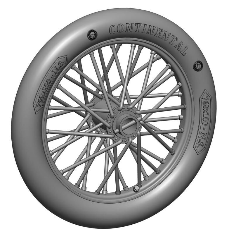 8599260010307 - German 760x100 spoked wheels - 1 pair 8599260010307 - German 760x100 spoked wheels - 1 pair