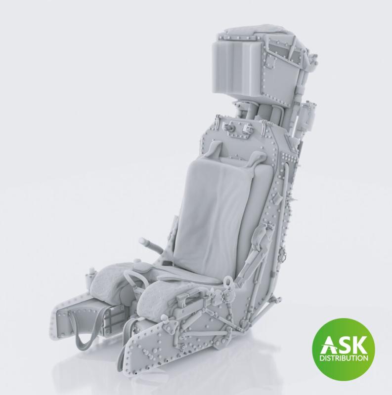 8599260019973 - MBType 9B Mk3 Ejection Seat - excluding seat belts ASK 3D [Jaguar] GR1 GR1A â Airfix