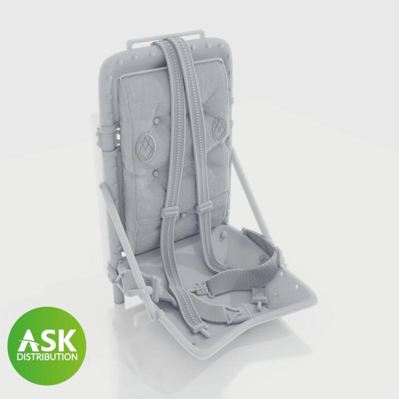 P-51D Mustang - Seat incl. seat belts [Eduard]