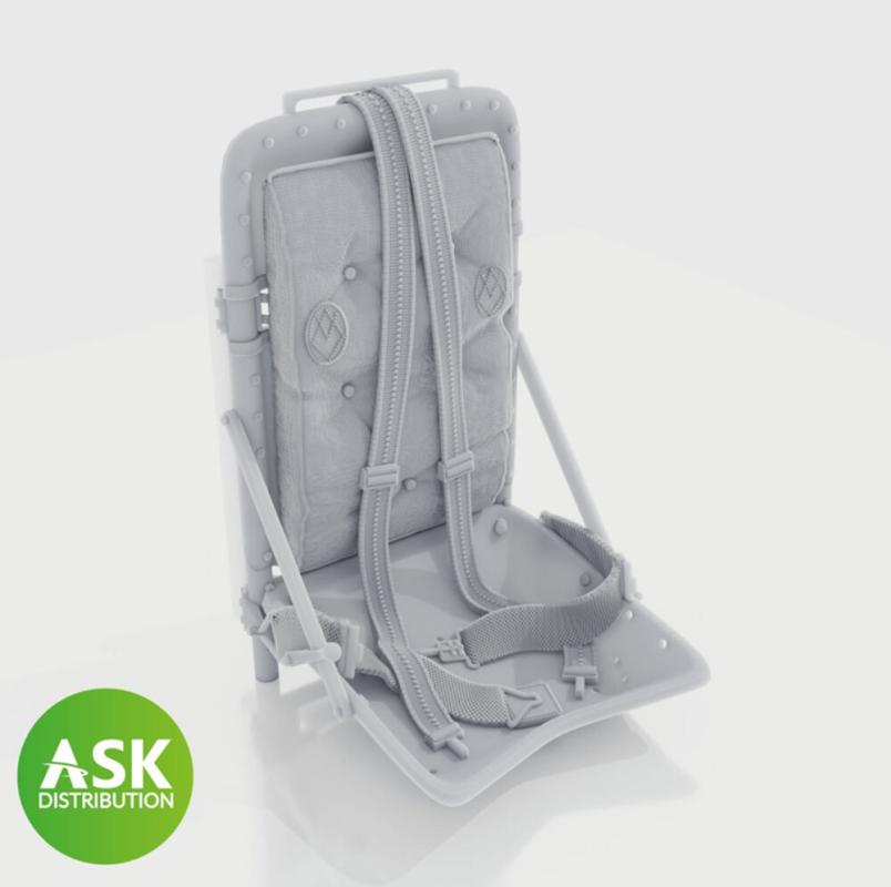 P-51B Mustang - Seat incl. seat belts [Eduard]