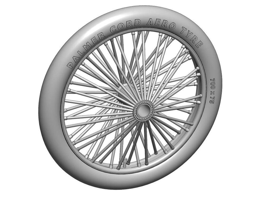 8599260023727 - Palmer 700 x 85 spoked wheels UK WWI for Sopwith Camel Sopwith Pup Sopwitch Snipe 8599260023727 - Palmer 700 x 85 spoked wheels UK WWI for Sopwith Camel Sopwith Pup Sopwitch Snipe