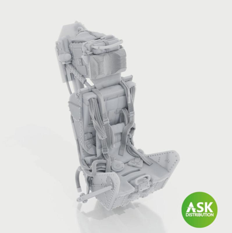 Gloster Meteor F.8/FR9 - Ejection seat  M.B Mk.2E with seat belts [Airfix]
