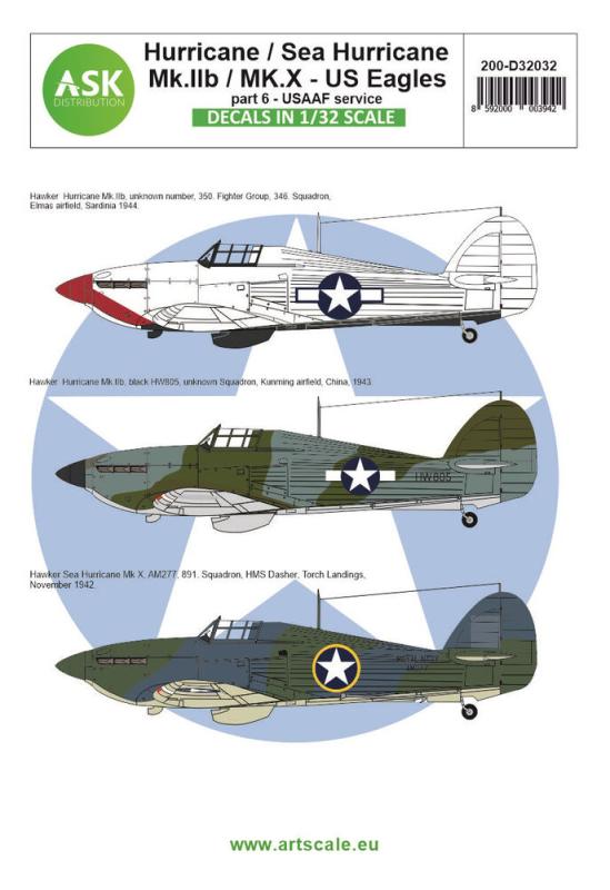 8592000003942 - Hawker Hurricane MkIIB   MkX part 6 - US Eagles 8592000003942 - Hawker Hurricane MkIIB   MkX part 6 - US Eagles