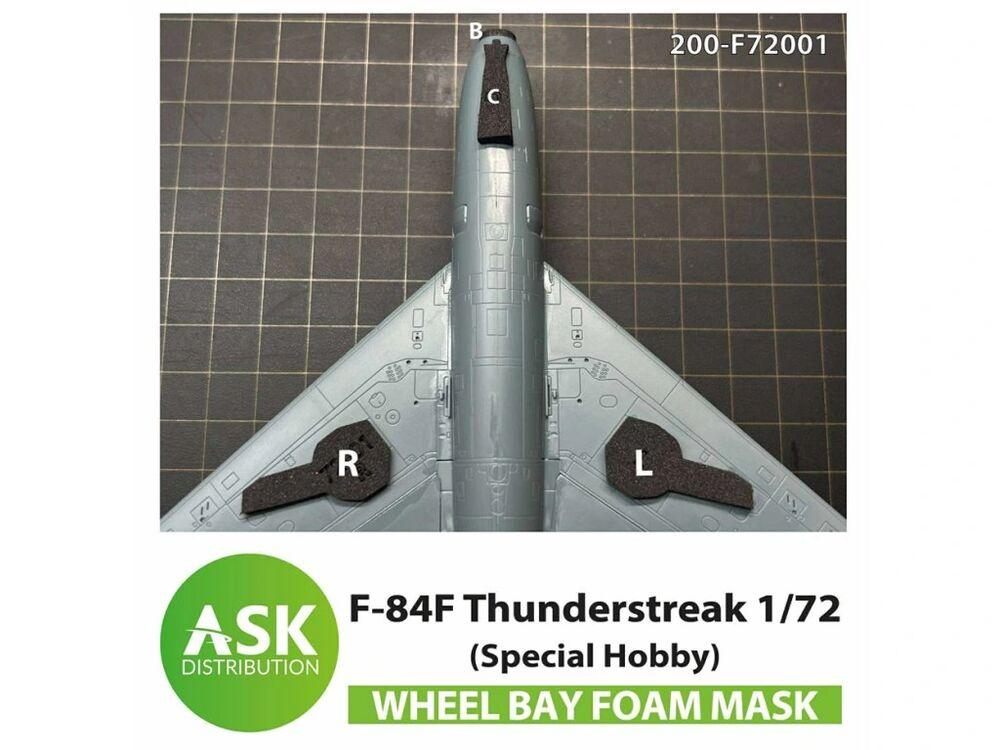 8599260078505 - F-84F Thunderstreak wheel bay FOAM flexibel mask [Special Hobby]