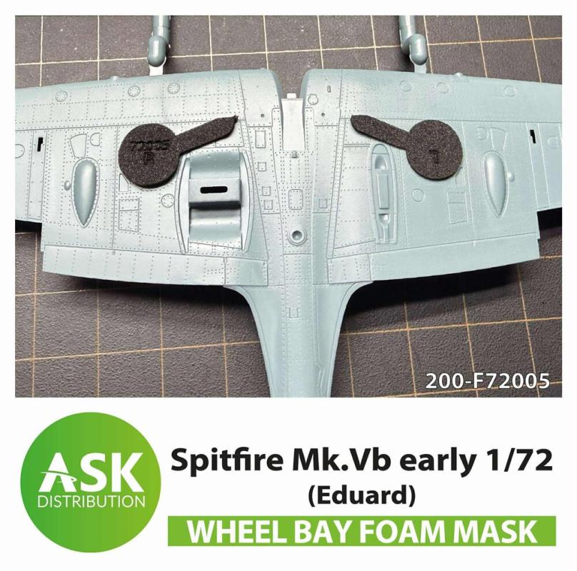 8599260078741 - Spitfire MkVb - Wheel bay - FOAM flexibel mask [Eduard]