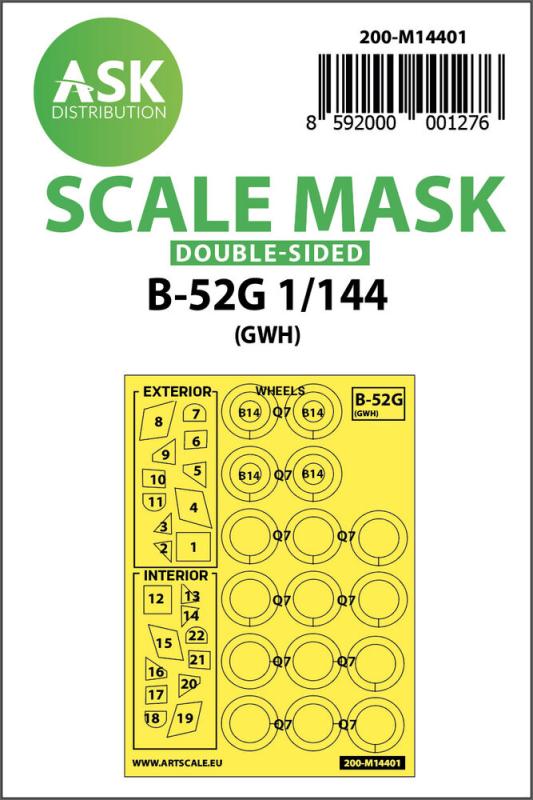 8592000001276 - B-52G - Double-sided painting mask [Great Wall Hobby]