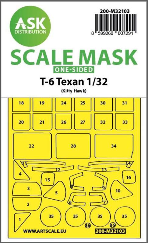 8599260007291 - T-6 Texan - One-sided express fit mask [Kitty Hawk]