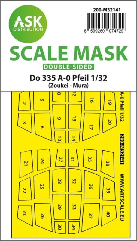 Dornier Do 335A-0 Pfeil – Double-sided mask [Zoukei Mura]