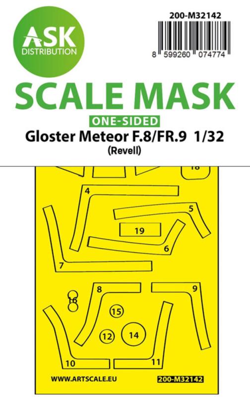 Gloster Meteor F.8/FR9 - One-sided fit express mask [Revell]