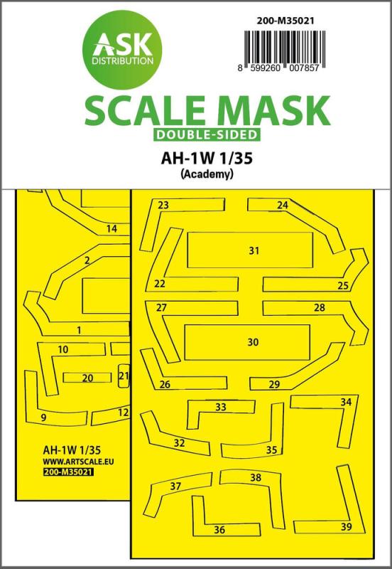 8599260007857 - AH-1W - Double-sided express fit painting mask [Academy]