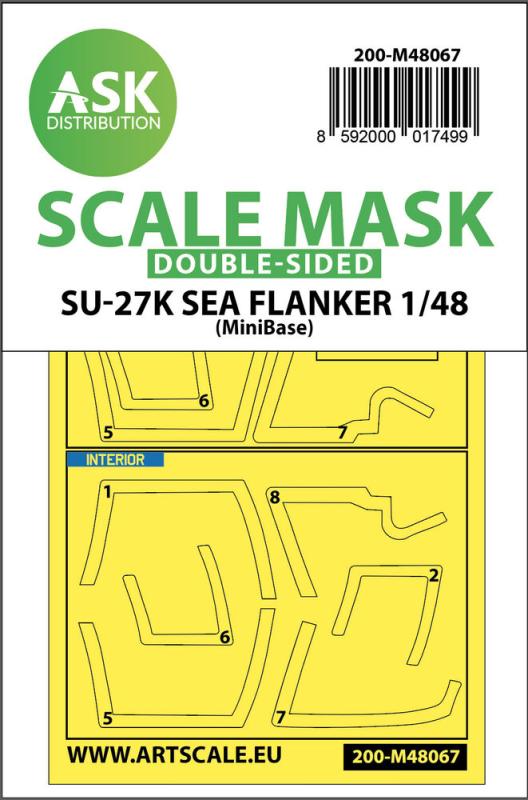 8592000017499 - Su-27K Sea Flanker - Double-sided express mask [Minibase]