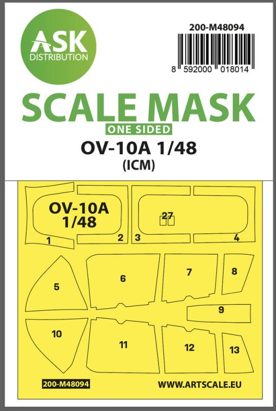 8592000018014 - OV-10A - One-sided mask self-adhesive pre-cutted [ICM]