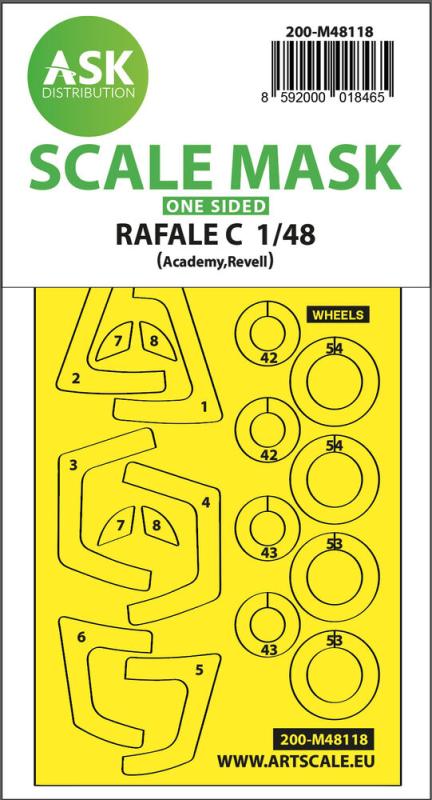 8592000018465 - Rafale C - One-sided express mask self-adhesive and pre-cutted [Academy]