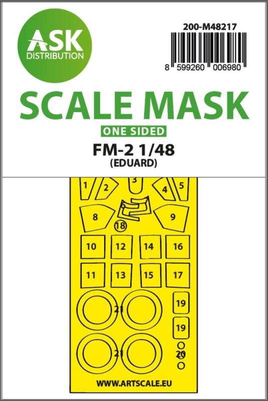 8599260006980 - FM-2 - One-sided express fit mask [Eduard]