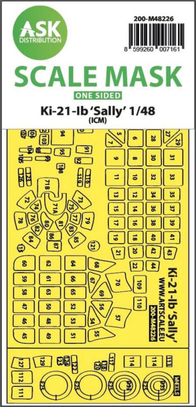 8599260007161 - Ki-21-Ib Sally - One-sided express fit mask [ICM]