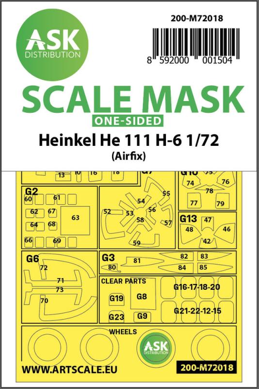8592000001504 - Heinkel He 111 H-6 - One-sided [Airfix]