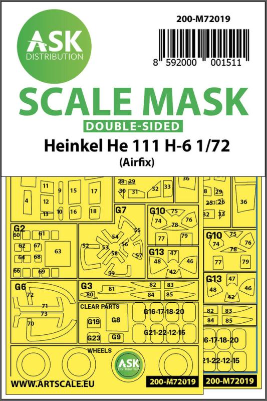 8592000001511 - Heinkel He 111 H-6 - Double-sided [Airfix]