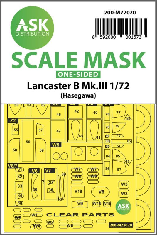 8592000001573 - Lancaster B MkIII - One-sided [Hasegawa]